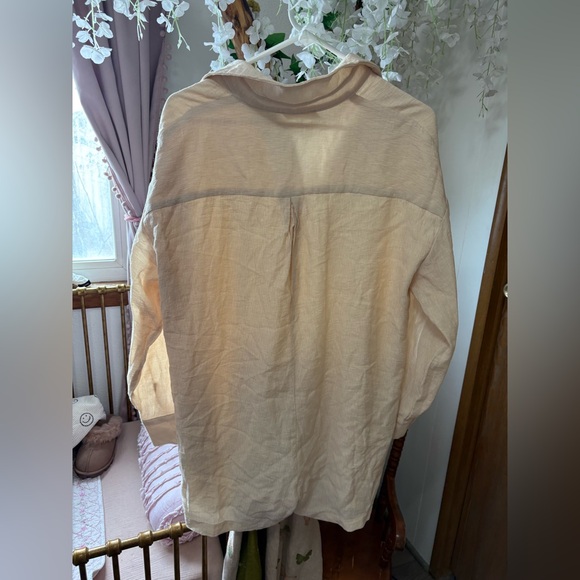 ILLA ILLA Cream Button Henley Romper with Pockets - Picture 5 of 6